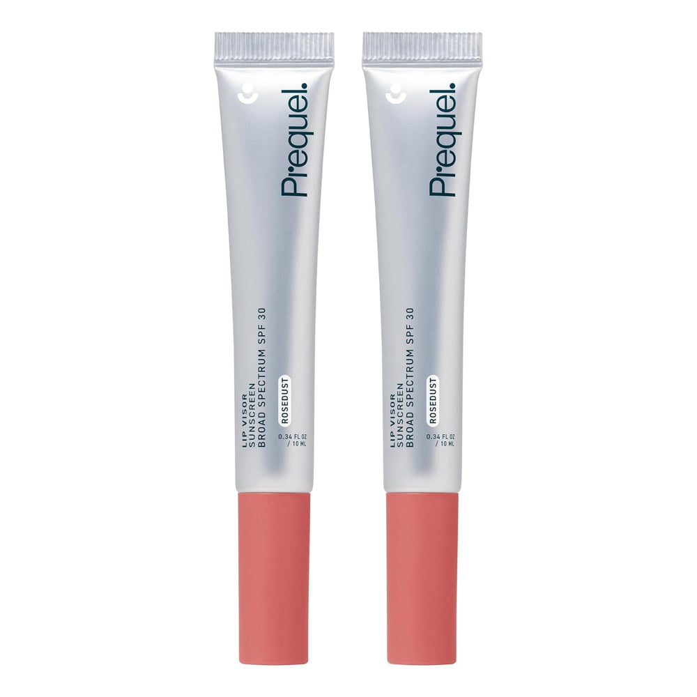 Skin Lip Visor, Tinted Lip Balm with SPF 30 PA+++. Rosedust, Mint Flavor, Rosy Nude Shade with Non-Sticky Finish – Moisturizing Semi Gloss Balm Sunscreen for Daily Use - 2 Pack