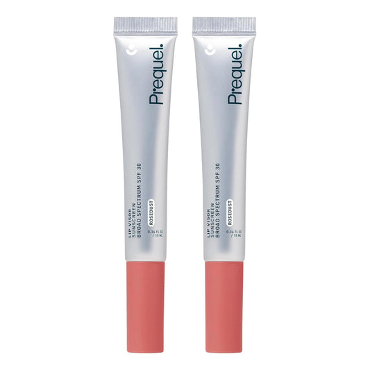 Skin Lip Visor, Tinted Lip Balm with SPF 30 PA+++. Rosedust, Mint Flavor, Rosy Nude Shade with Non-Sticky Finish – Moisturizing Semi Gloss Balm Sunscreen for Daily Use - 2 Pack